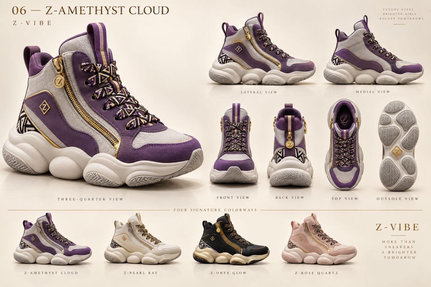 Z-Amethyst Cloud™ High-Top design board
