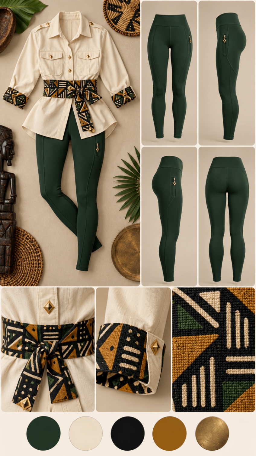 Savanna Sash Safari Set™ design board