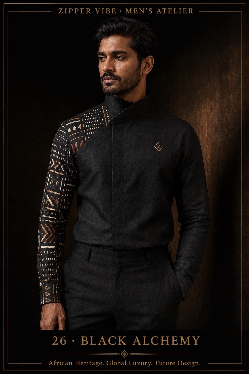 Z-Vibe Black Alchemy™ Shirt design board