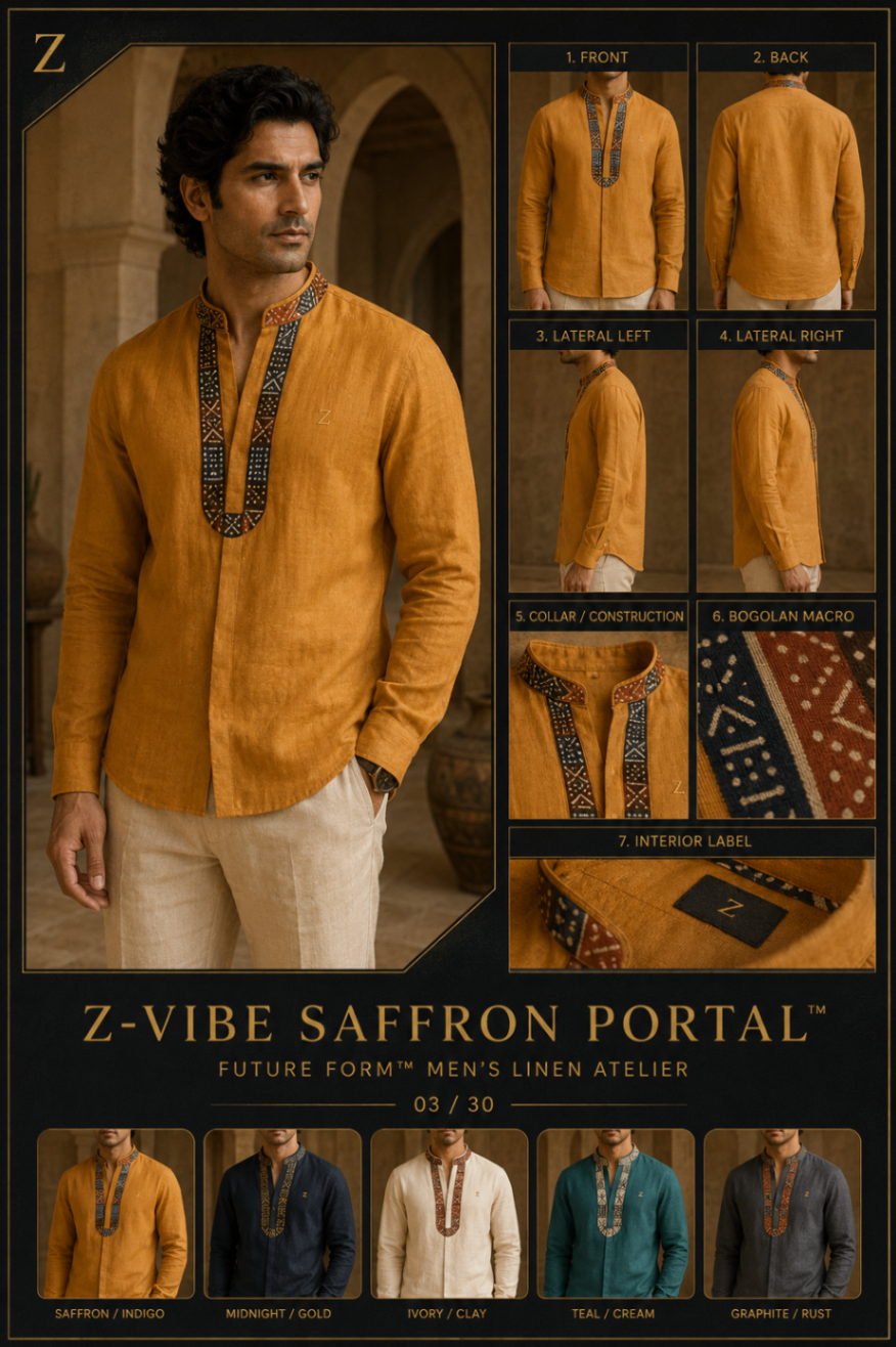 Z-Vibe Saffron Portal™ Shirt design board