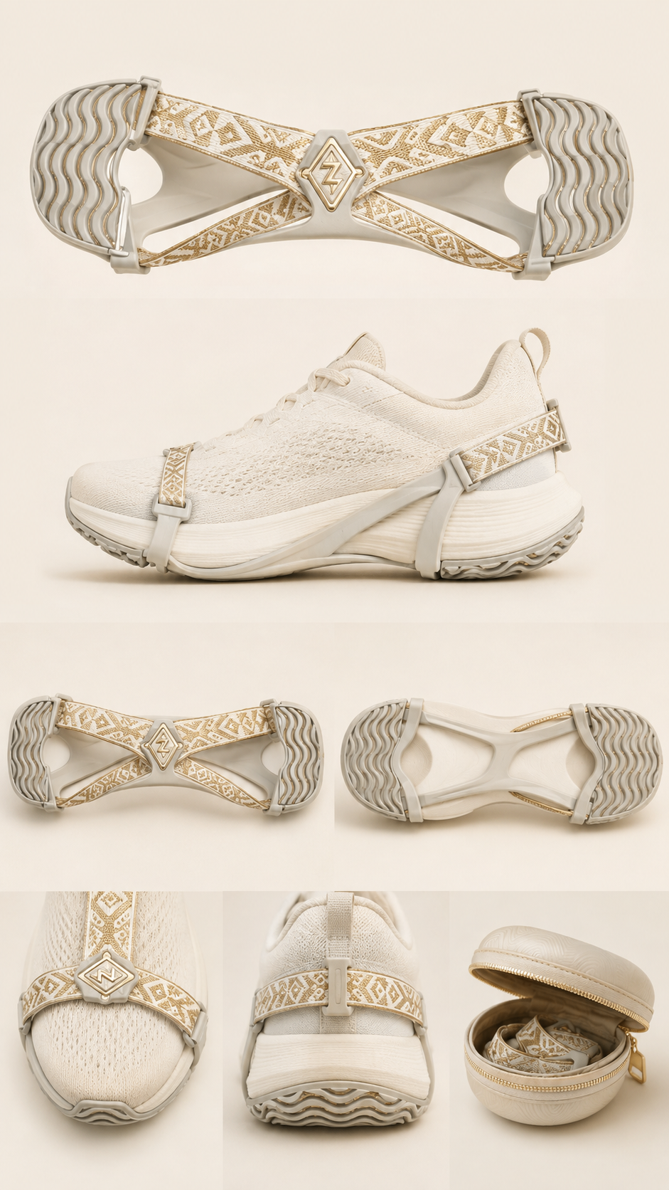 Z-Ivory Strap Runner™ design board