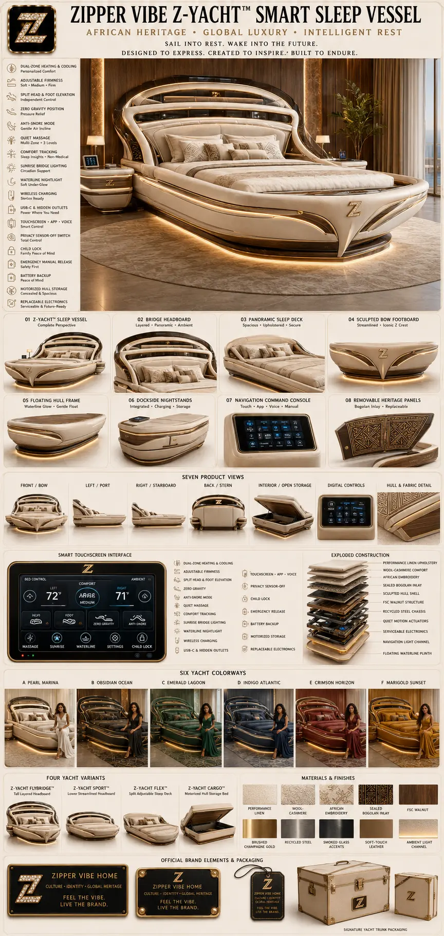 Sea-state damping on the Z-Yacht™ Smart Sleep Vessel design board