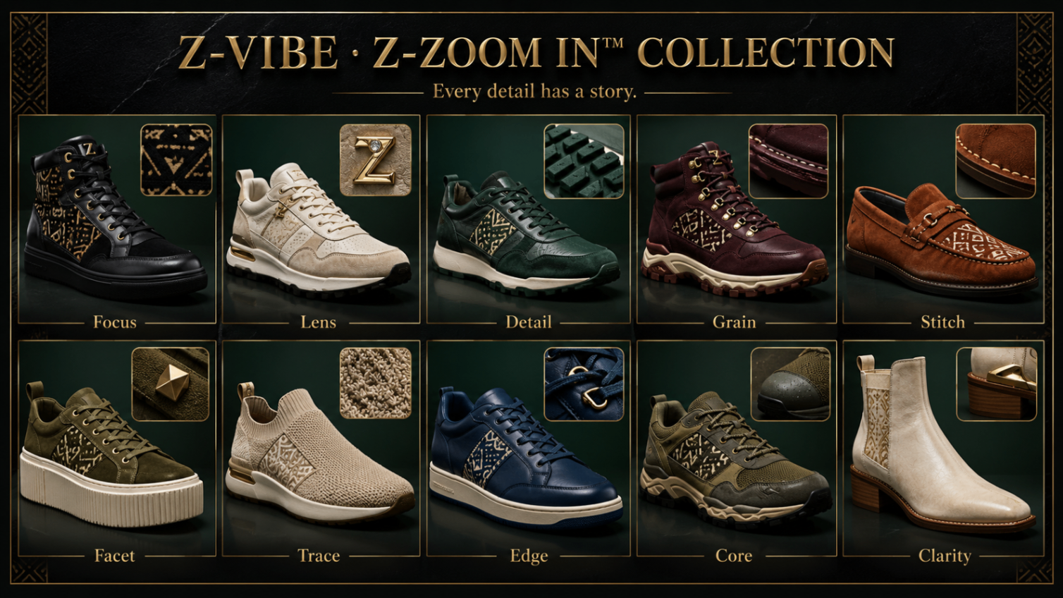 Z-Zoom In Focus Obsidian design board