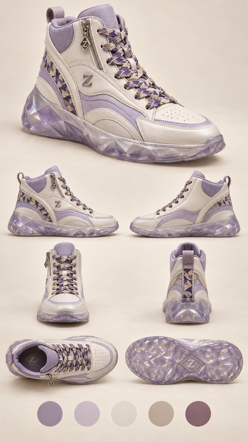 Z-Vibe Lilac Crystal™ Low design board