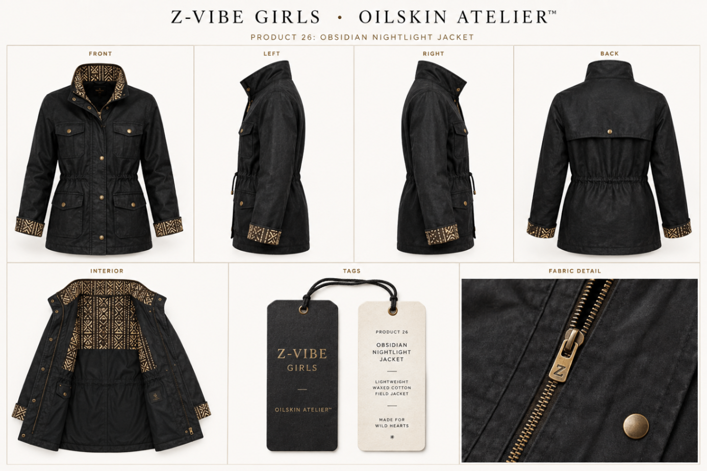 Girls · Z-Vibe Oilskin Atelier™ — More t-shirts for girls related collection
