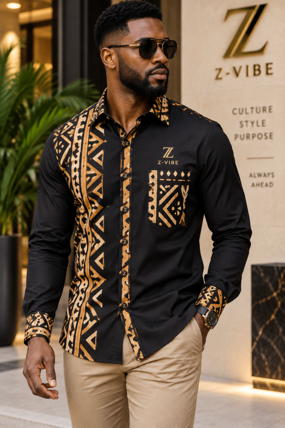 Heritage Pocket Shirt — Onyx design board