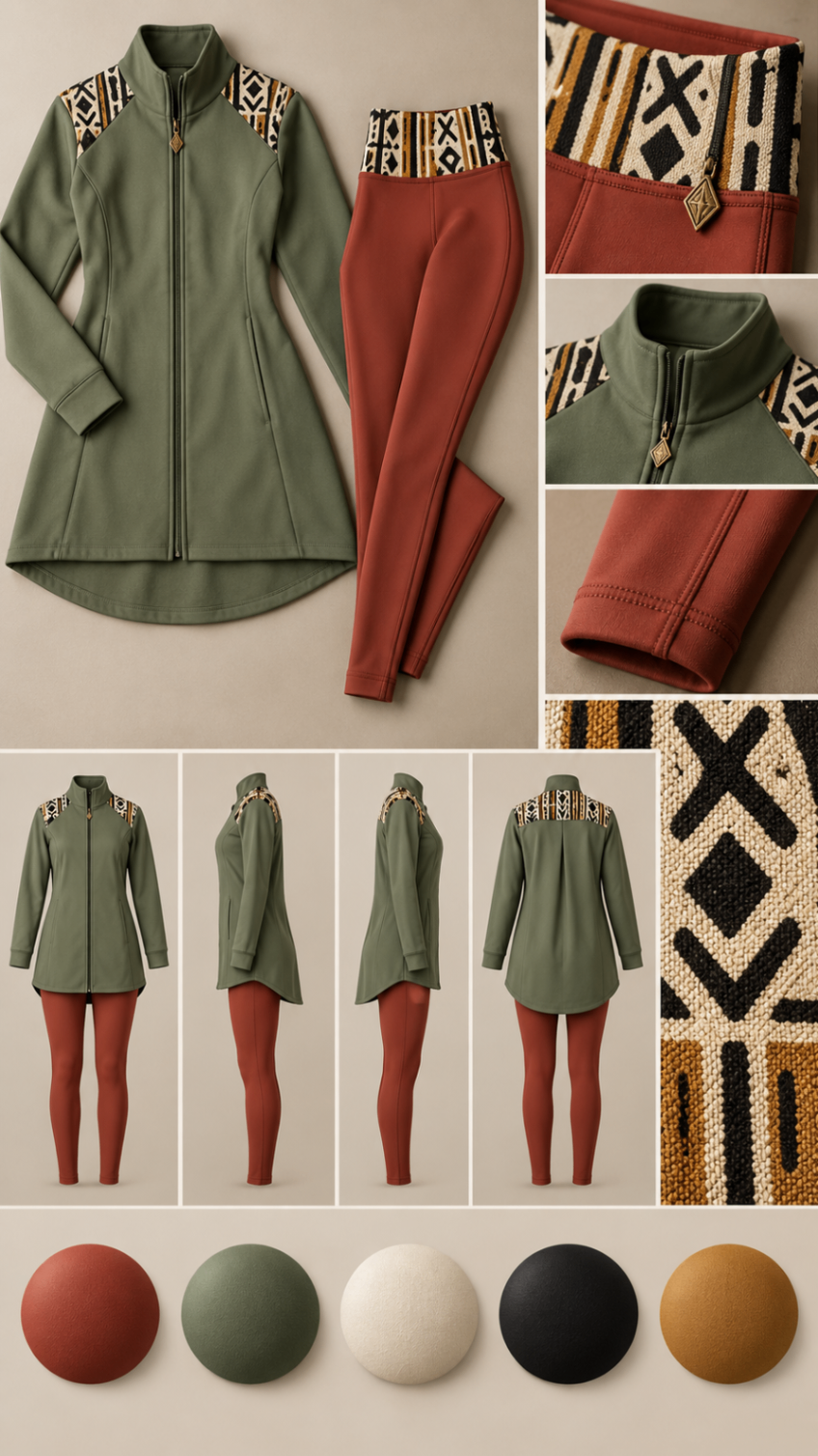 Sage Rust Longline Set™ — Women — Product