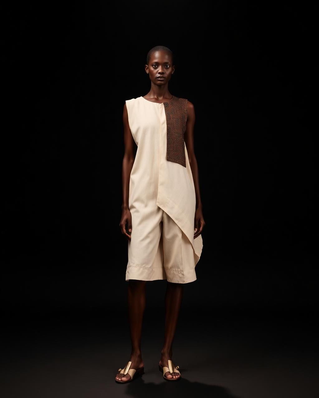 Vision Side-Slit Tunic design board