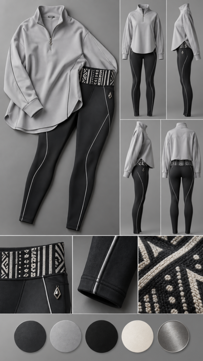 Silver Mist Half-Zip Set™ — Women — Product
