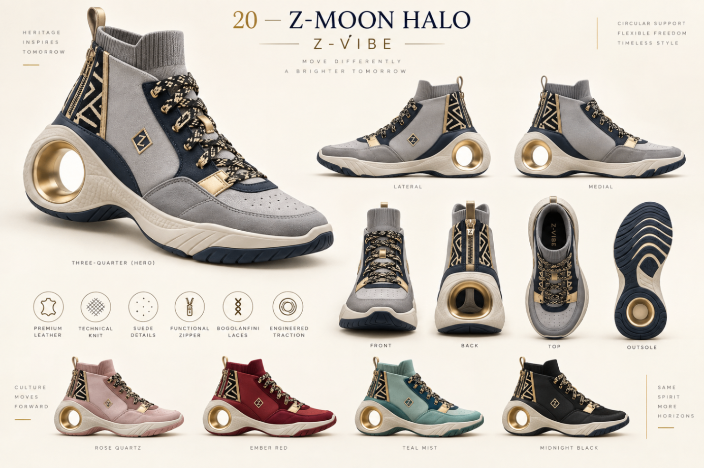 Z-Moon Halo™ High-Top design board