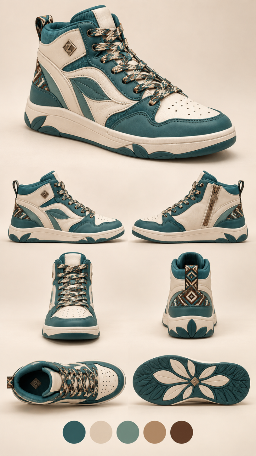 Z-Vibe Teal Heritage™ Low design board