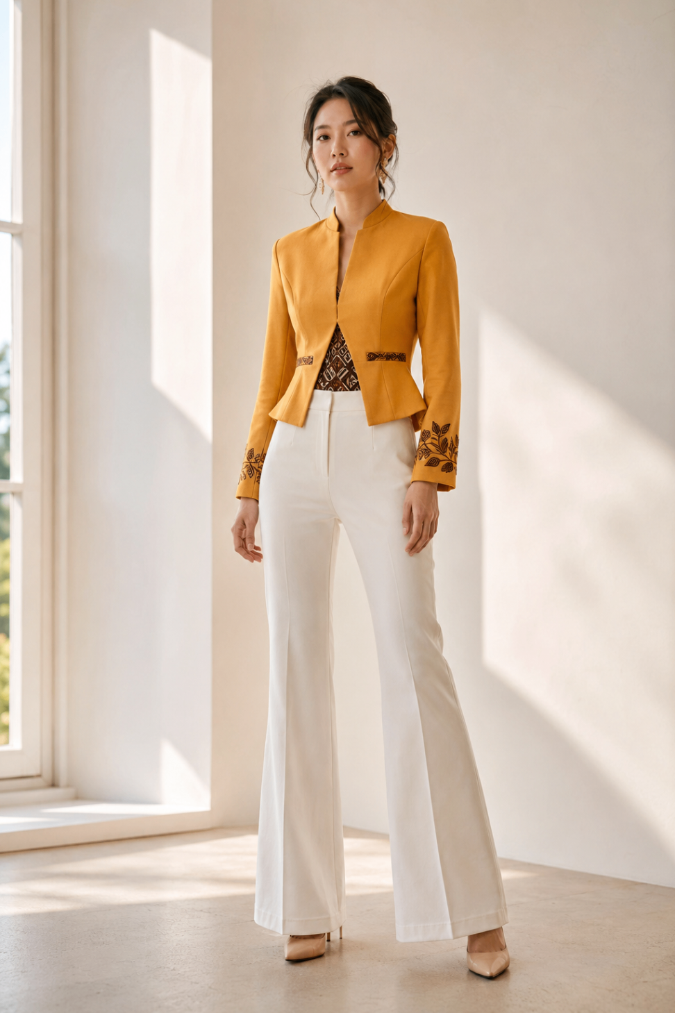 Amber Bogolan Waist Peplum Jacket design board
