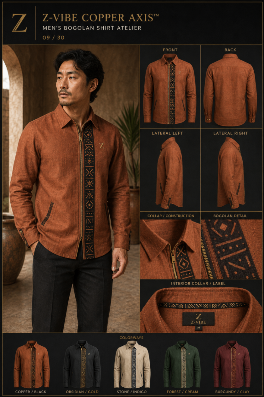 Z-Vibe Copper Axis™ Shirt design board