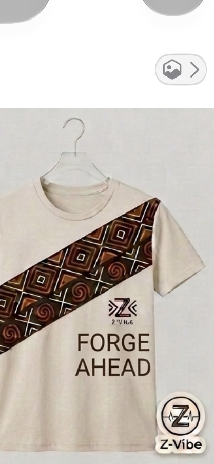 Forge Ahead Sash Tee — Men — Men · Z-Vibe Jersey seven-view specification plate; showing 01 Front, 02 Left, 03 Right, 04 Back, 05 Interior, 06 Inner tags, 07 Fabric detail. — 01 Front, Sand