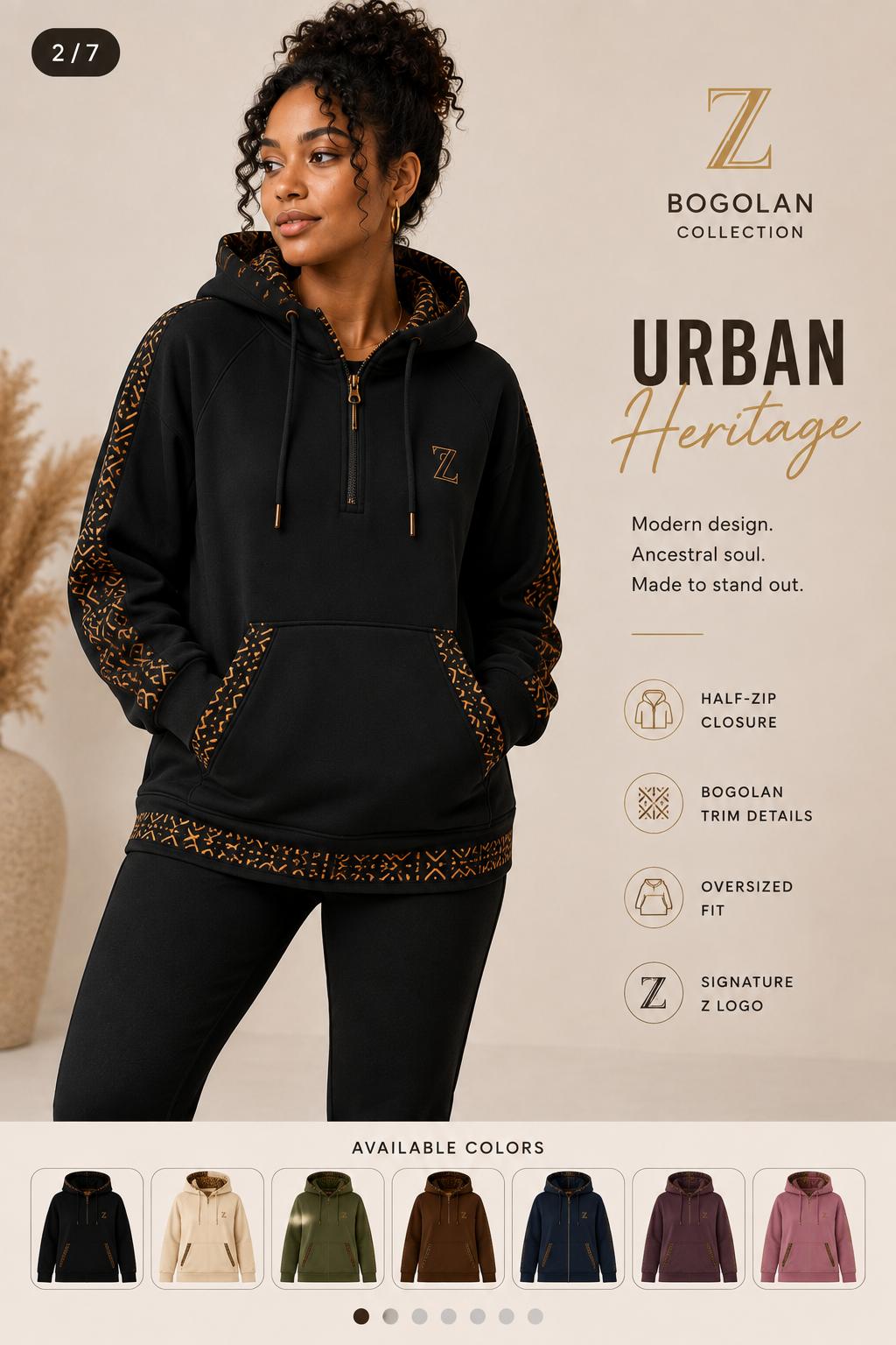 Urban Heritage Half-Zip™ design board