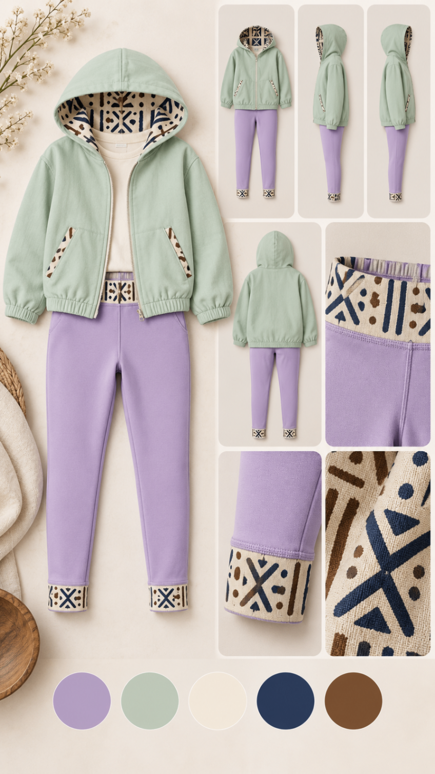 Lilac Mint Hoodie Set™ — Women — Product
