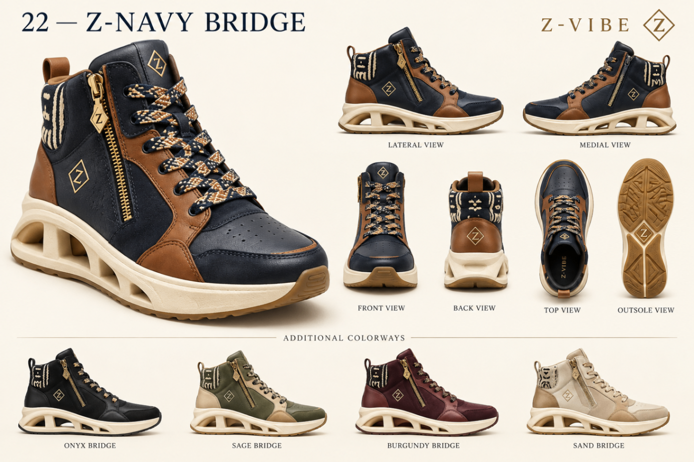 Z-Navy Bridge™ High-Top design board