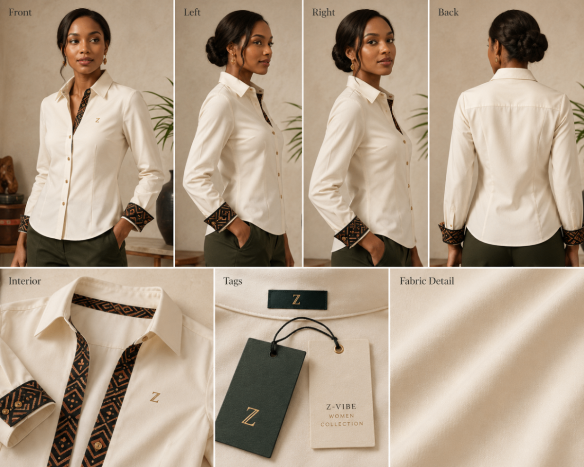 Ivory Atelier Shirt design board