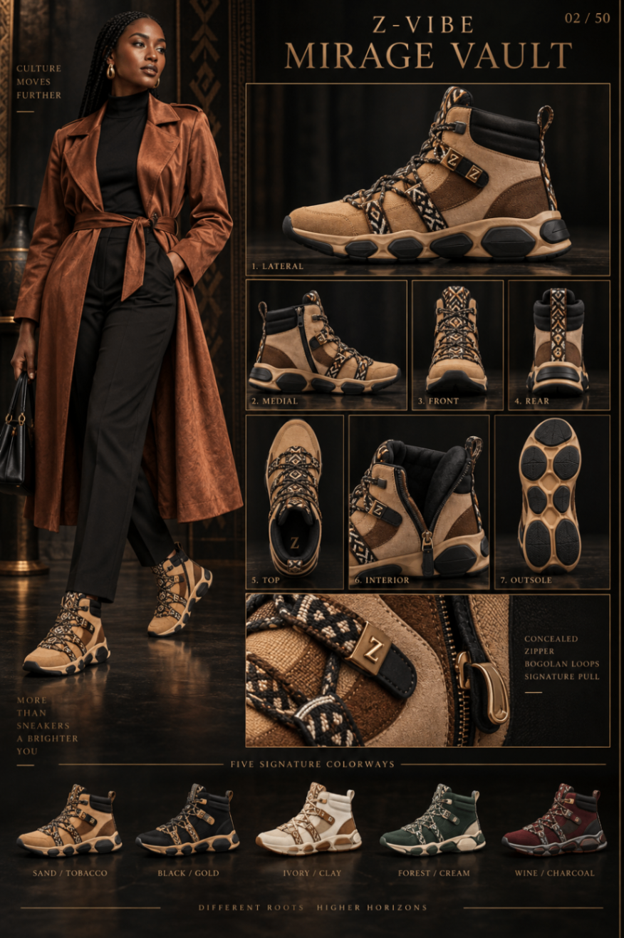 Z-Mirage Vault™ High-Top design board