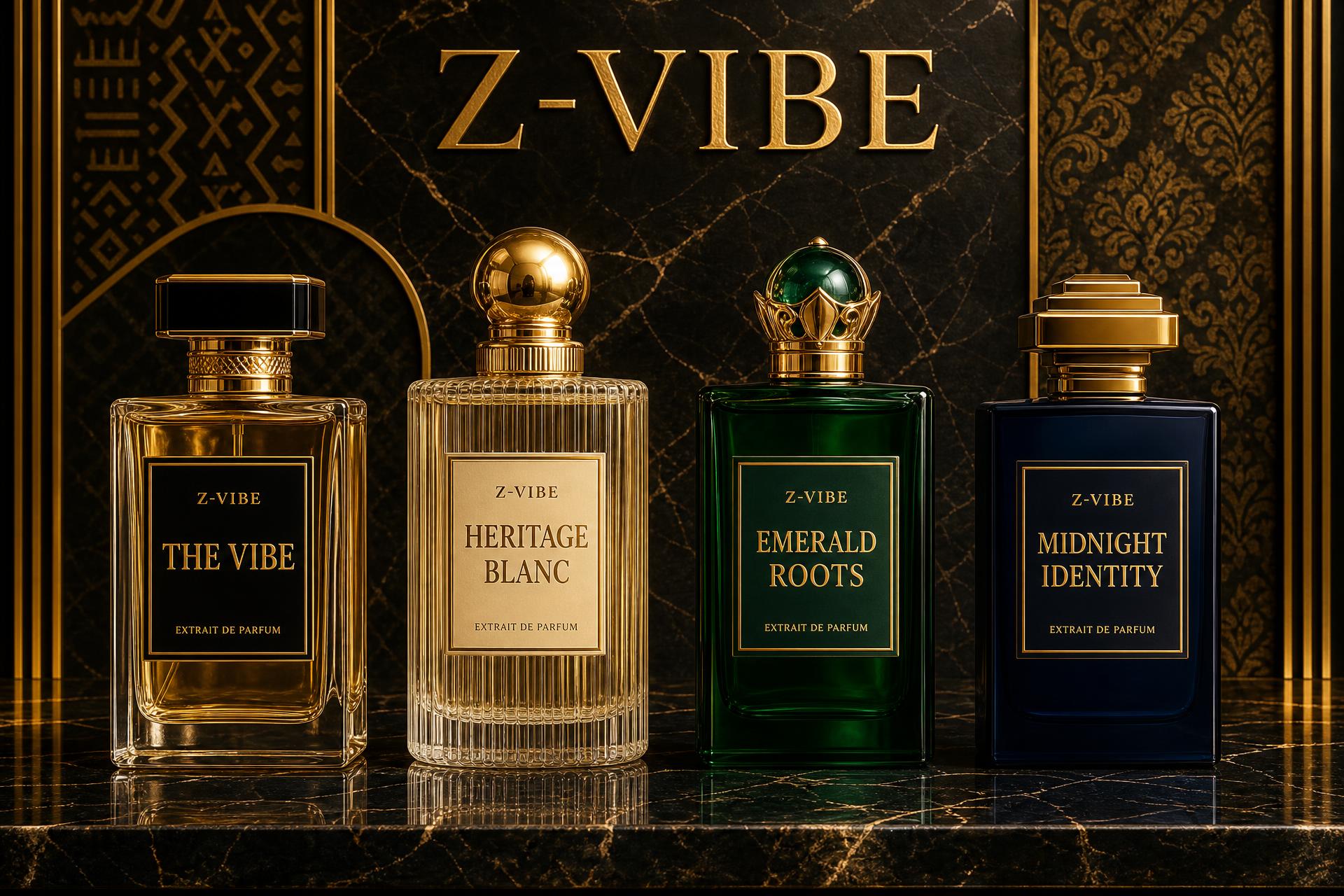 Z-VIBE Fragrance House Quartet full design board