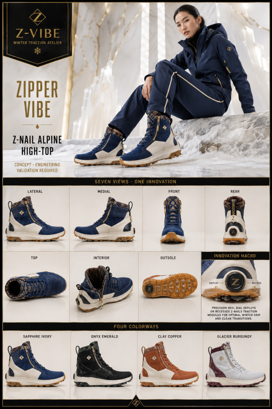 Z-Nail Alpine High-Top™ design board