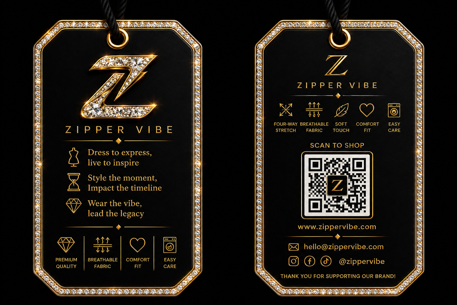Signature Hang Tag — Diamond Z — Men · Bogolan Signature Loafers related style