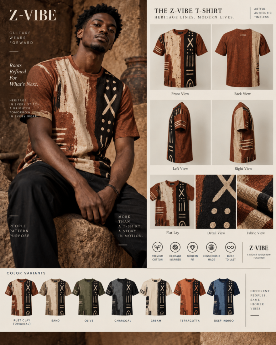 Rust Clay Heritage Tee design board