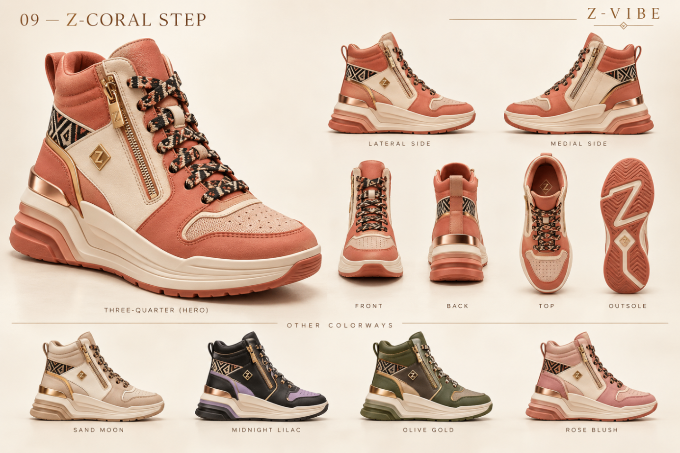 Z-Coral Step™ High-Top design board