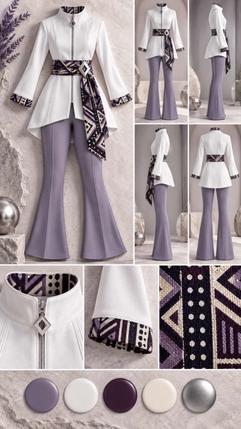 Amethyst Frame Wrap Set™ design board
