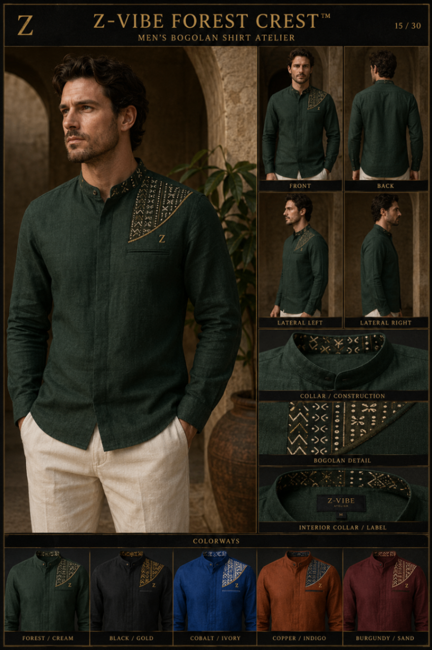 Z-Vibe Forest Crest™ Shirt design board