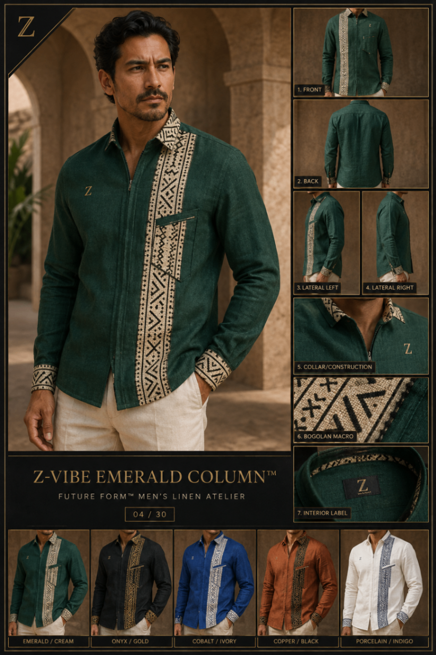 Z-Vibe Emerald Column™ Shirt design board