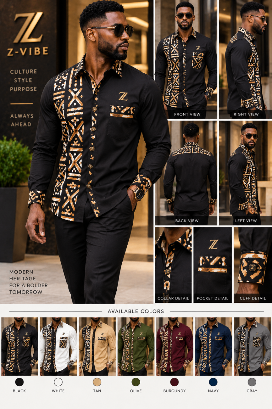 Modern Heritage Shirt design board