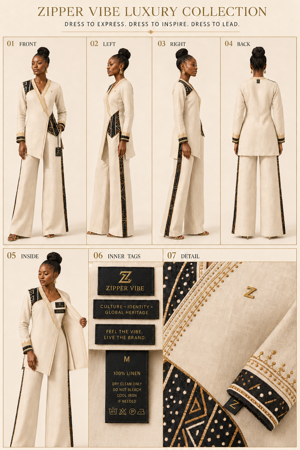 Fabric detail of Z-VIBE Luxury Collection