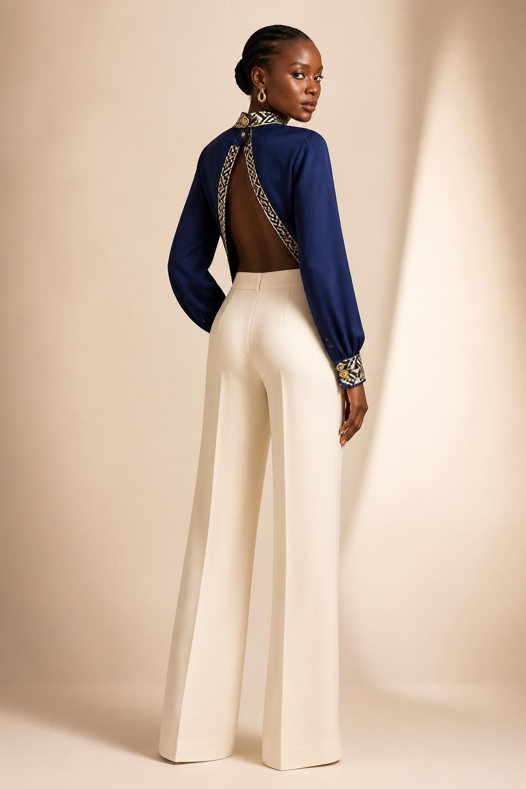 Visionary Back Blouse — Women · Z-Vibe Bogolan Signature related style
