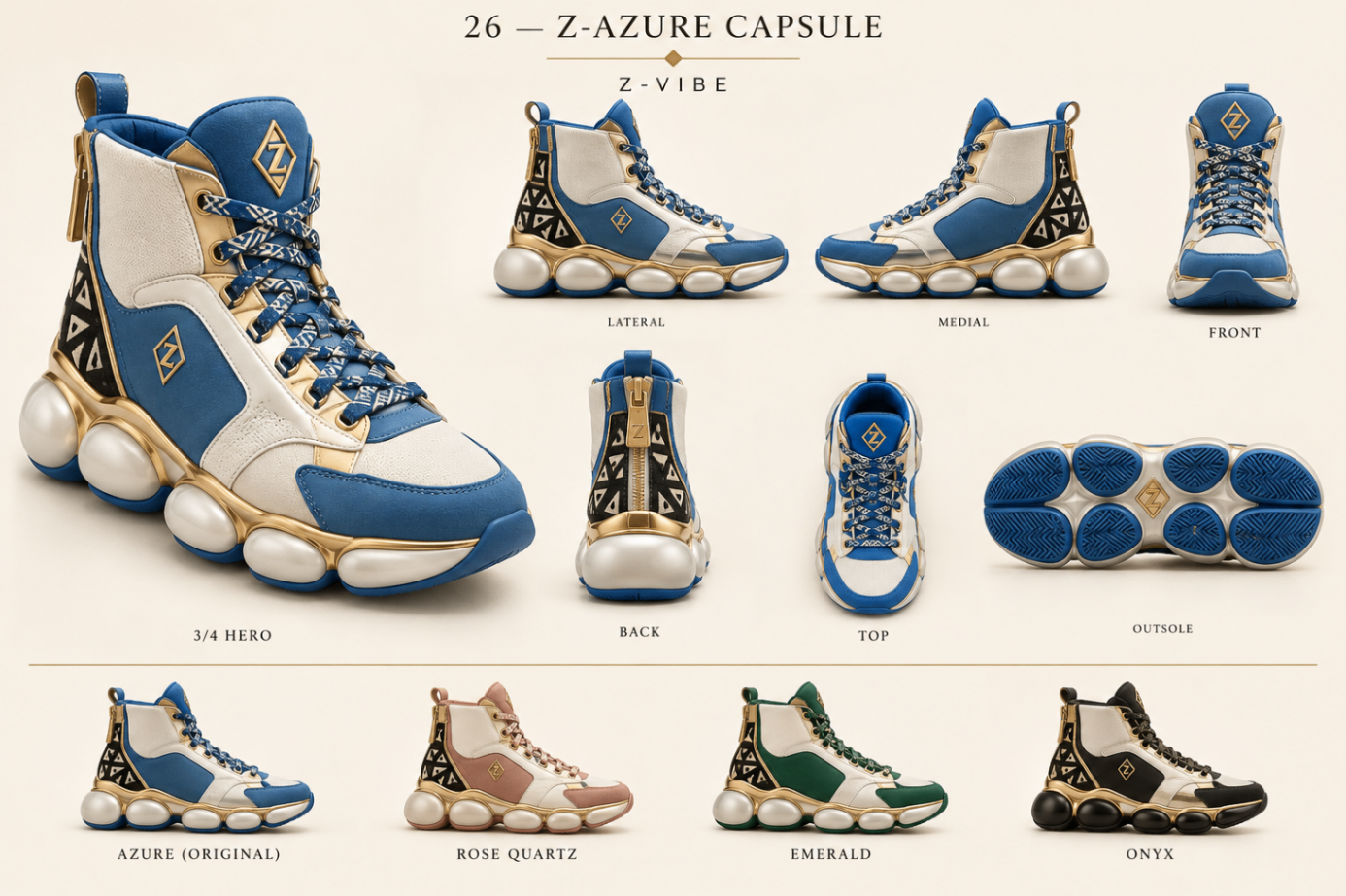 Z-Azure Capsule™ High-Top design board