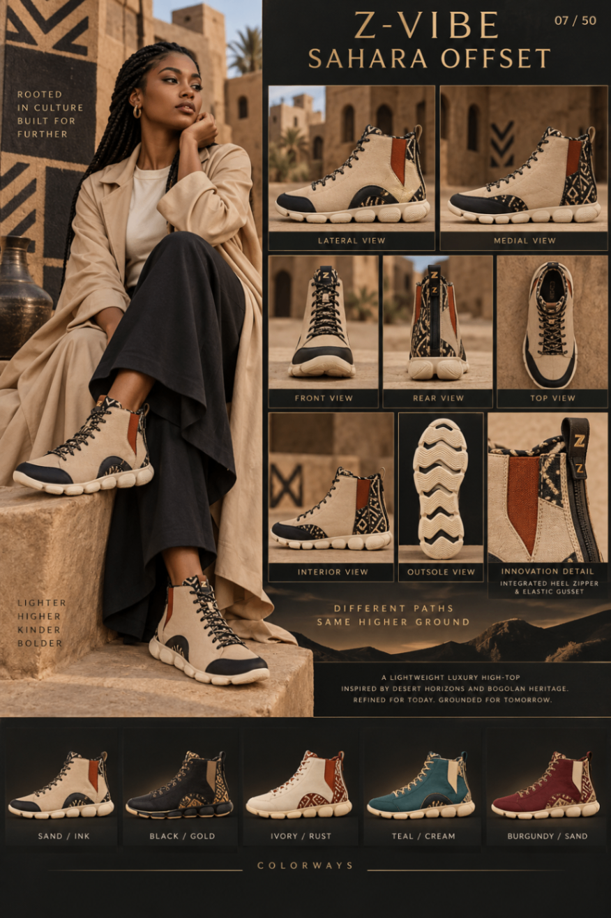 Z-Sahara Offset™ High-Top design board
