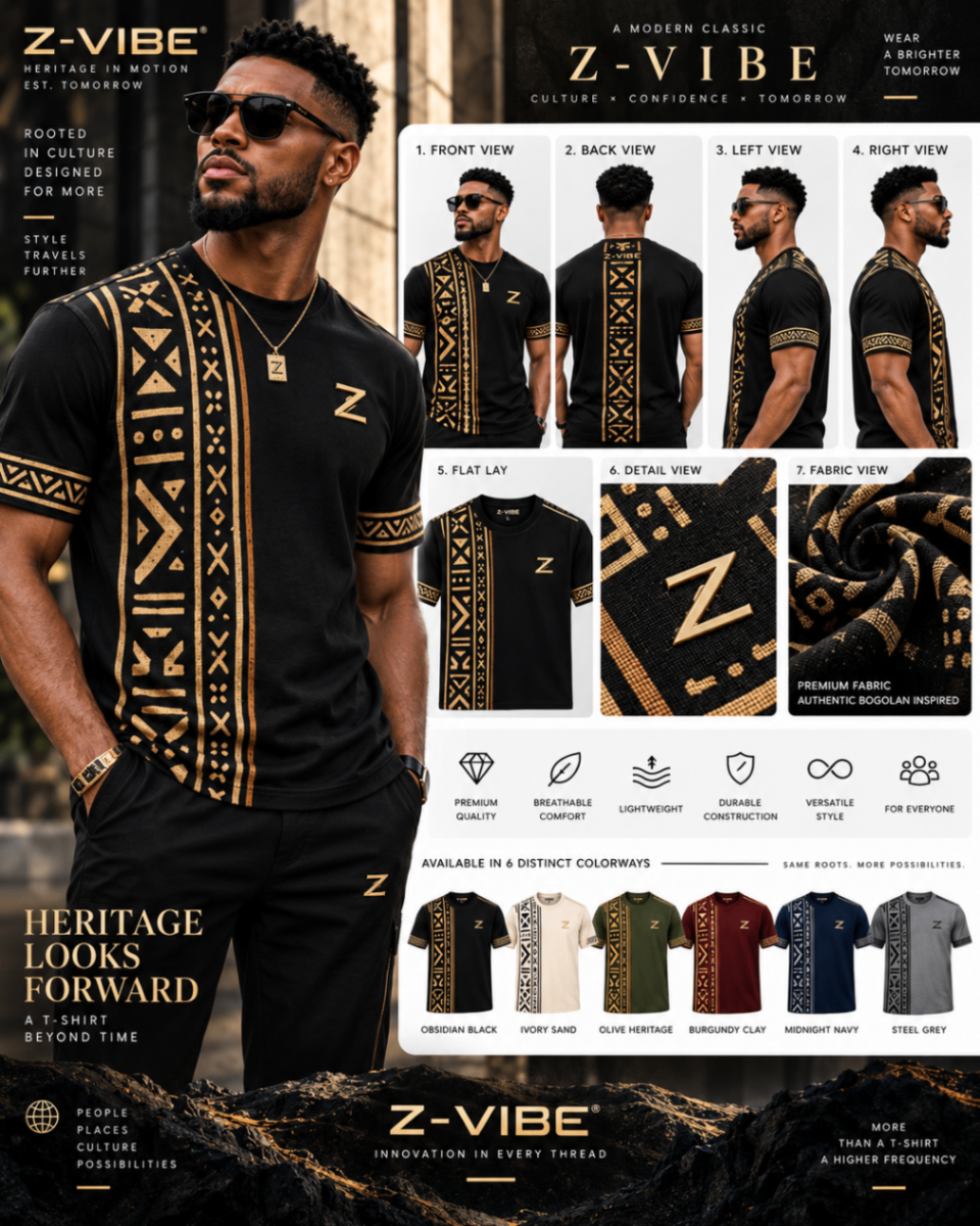 Modern Classic Gold Column Tee design board