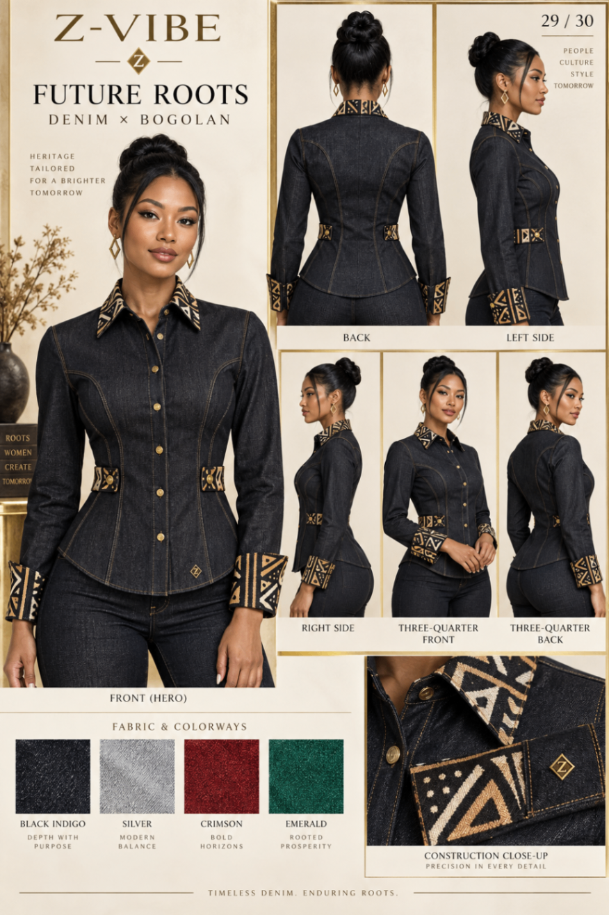 Z-Vibe Future Roots™ Denim Jacket — Women — Product