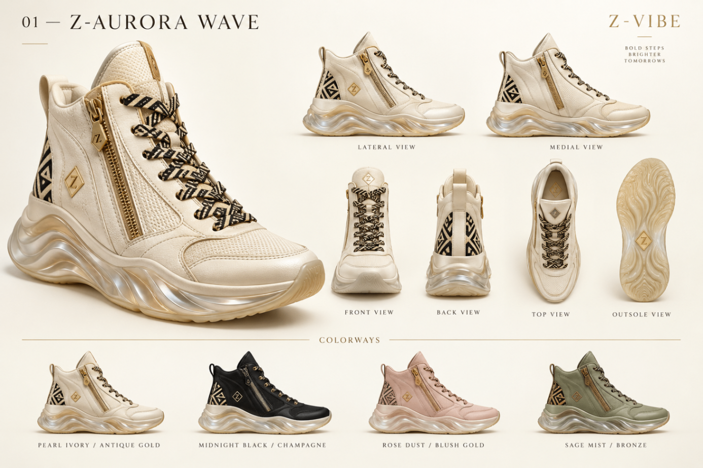 Z-Aurora Wave™ High-Top design board