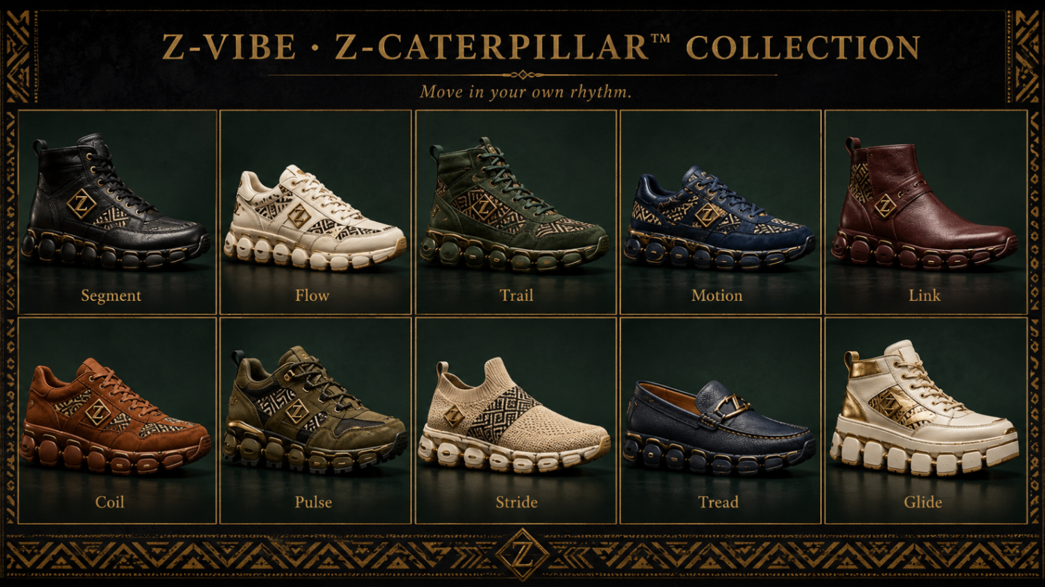 Z-Caterpillar Segment Obsidian design board