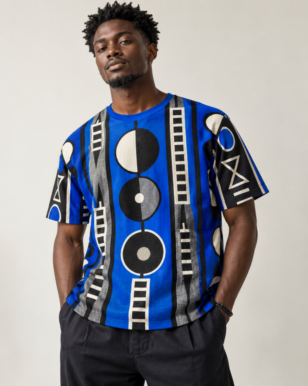 Cobalt Orbit Tee design board