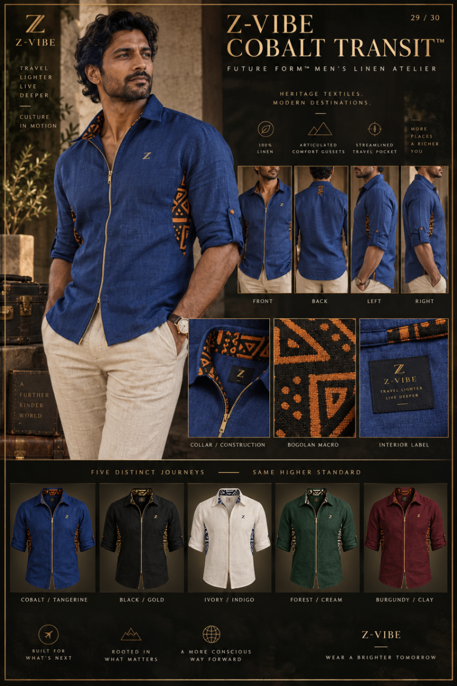 Z-Vibe Cobalt Transit™ Shirt design board
