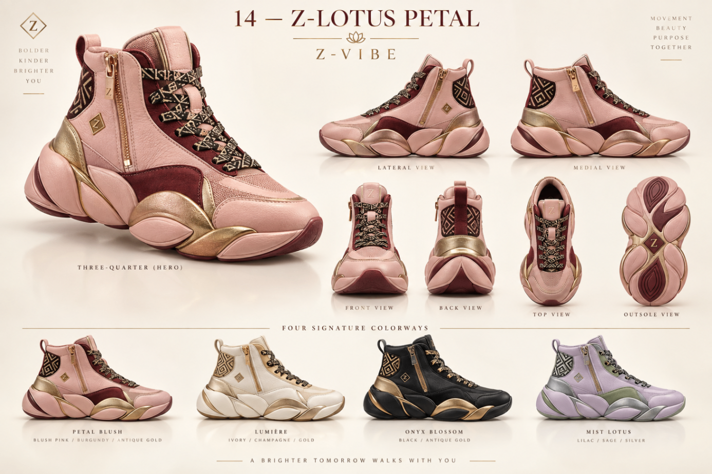 Z-Lotus Petal™ High-Top design board