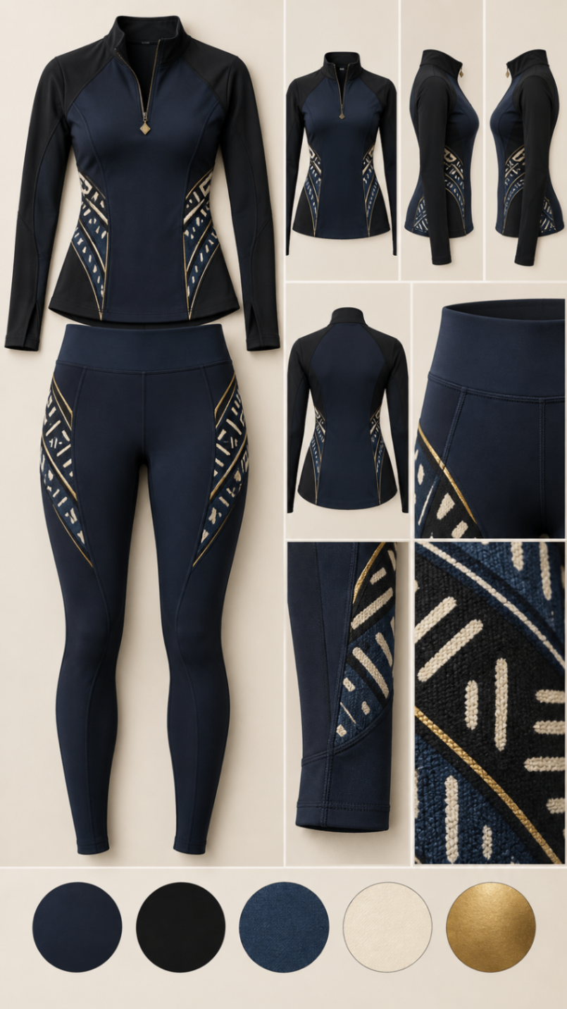 Midnight Sculpt Half-Zip Set™ — Women — Product