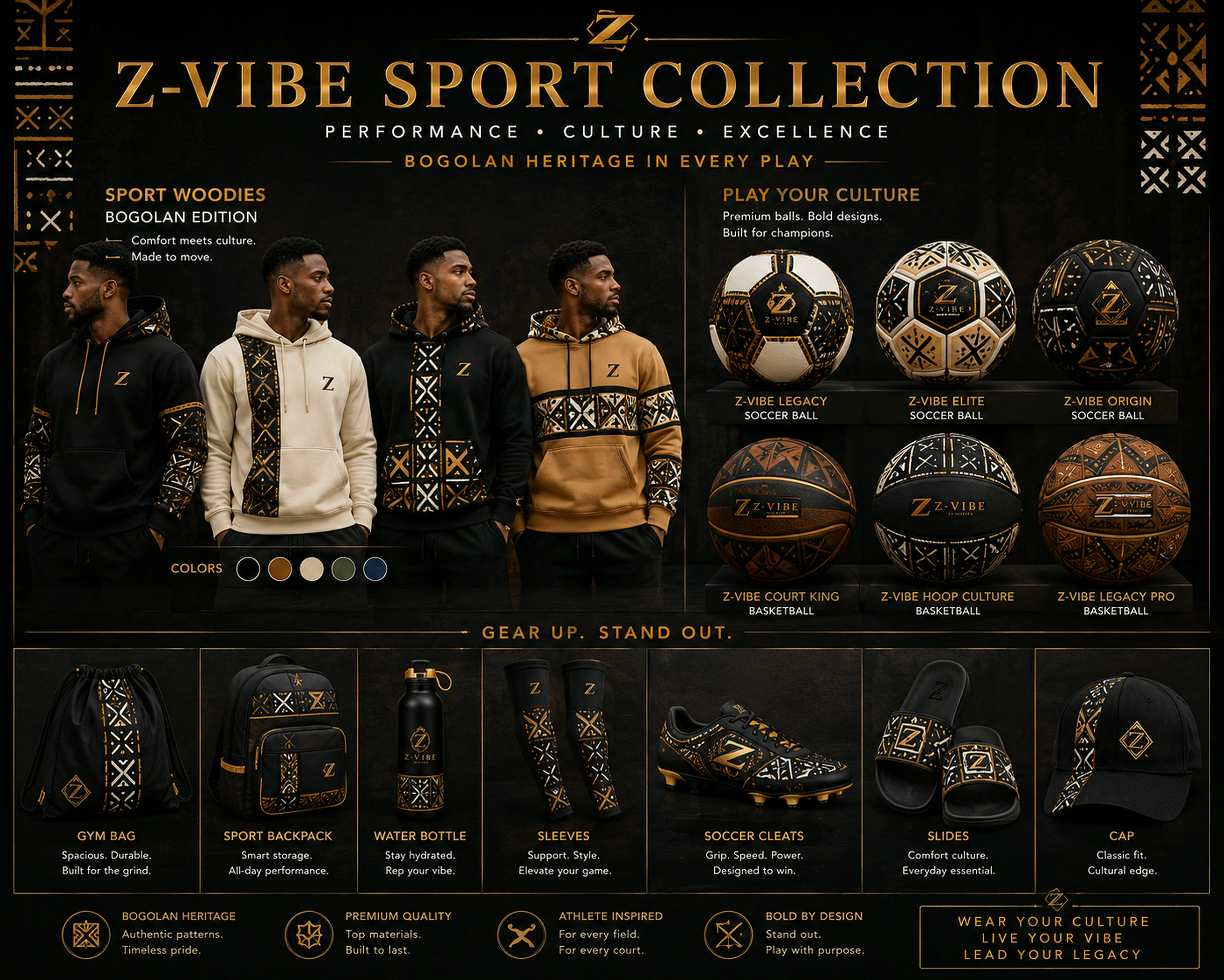 Sport Training Short — Men — House · Z-Vibe Maison™ · Men seven-view specification plate; showing 01 Front, 02 Left, 03 Right, 04 Back, 05 Interior, 06 Inner tags, 07 Fabric detail. — 01 Front, Onyx Black