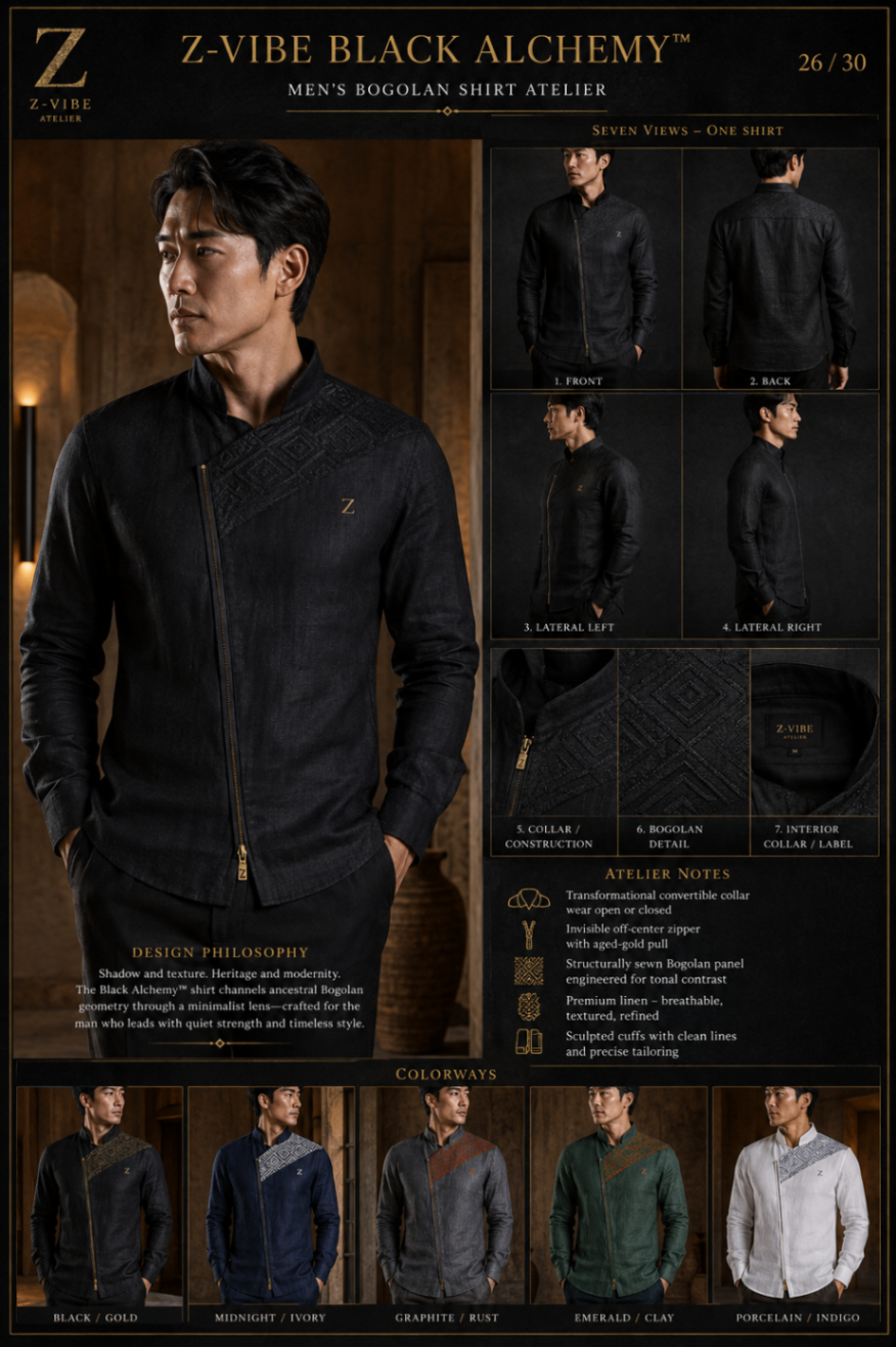 Black Alchemy Shirt design board