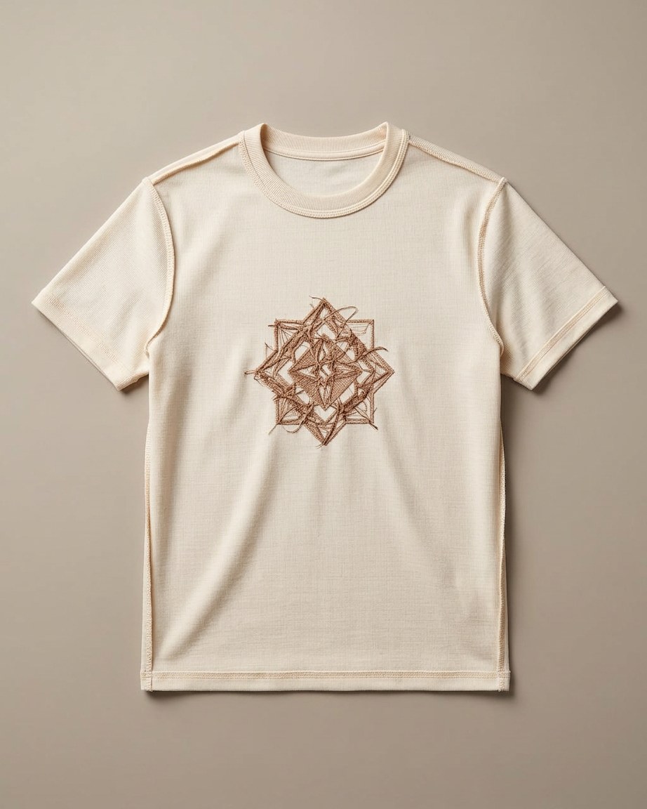 African Art Tee — Men, 05 Interior (view 5 of 7). Interior: lining, facings and the concealed closure.
