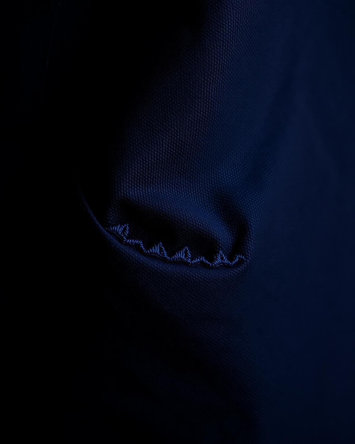 Artisan Pocket Shirt — Men, 07 Fabric detail (view 7 of 7). Fabric detail: close study of the cloth, hand-printed mudcloth motif and stitching.