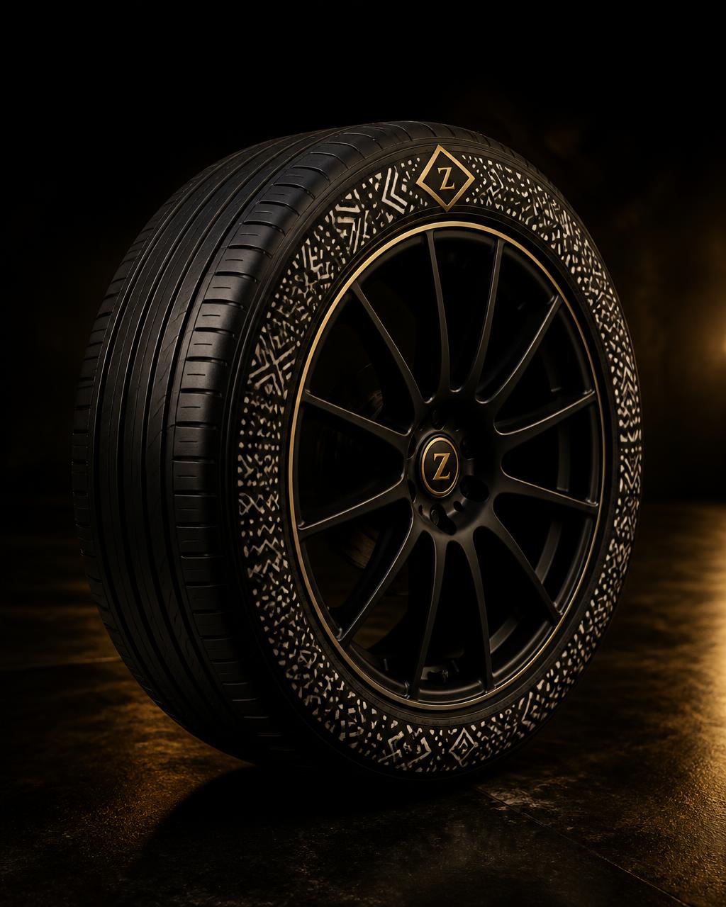 Tire Collection — Zipper Vibe Bazin Riche accent cover