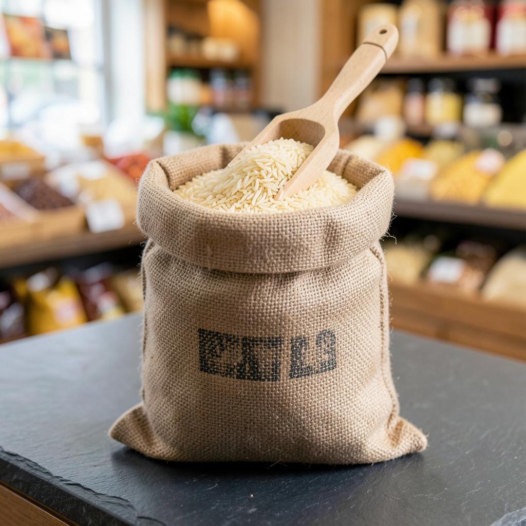 Aged basmati rice — grains & rice item photographed by the store